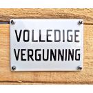 Volledige vergunning