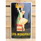 Emaille reclamebord Spa-Monopole source reine