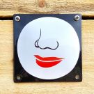 Panneau de toilet Woman's lip