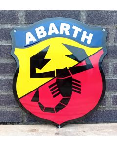 Plaque emaillee Abarth