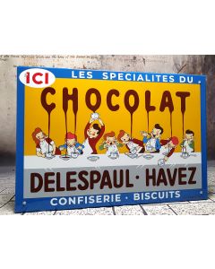 Chocolat Delespaul Havez bleu
