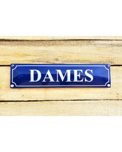 Plaque de rue dames