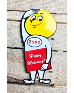 Esso happy motoring Plaque émaillée 