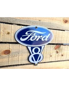 Ford V8 plaque émaille