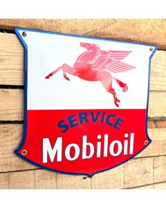 Mobiloil service sign Plaque émaillé