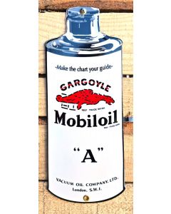 Mobiloil Gargoyle A Plaque émaillée