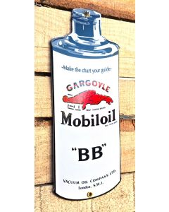 Enamel sign Mobiloil Gargoyle BB