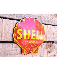 Shell Gasolina Palourde 15x15cm Plaque émaillée