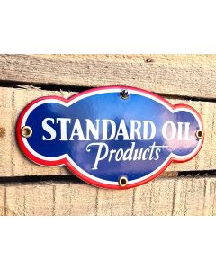 Standard oil products plaque emaillee