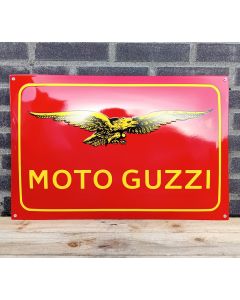 Moto guzzi rouge/jaune