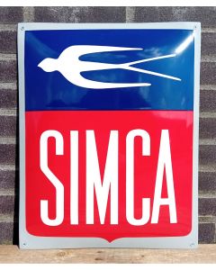 Simca Plaque émaillée