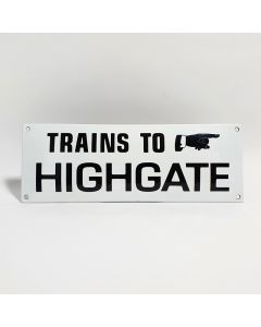 "Trains to highgate" email