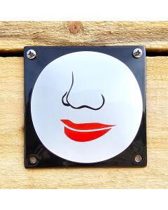 Panneau de toilet Woman's lip